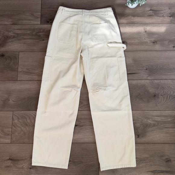 NWT Billabong Leia Cream Cargo Pants Size 26 - Picture 10 of 13
